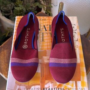 Rothy's Women's Burgundy Slip-On Shoes
